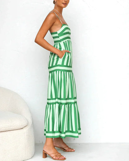 Olivia | Striped Pattern Dress