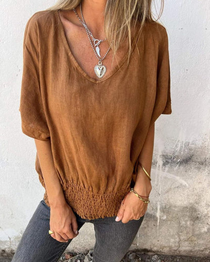 Muse - V-Neck Boho Tee