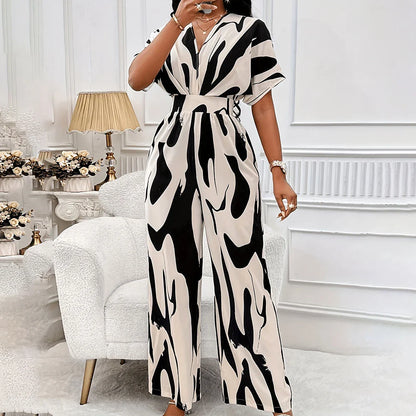 Abstract Elegance Jumpsuit