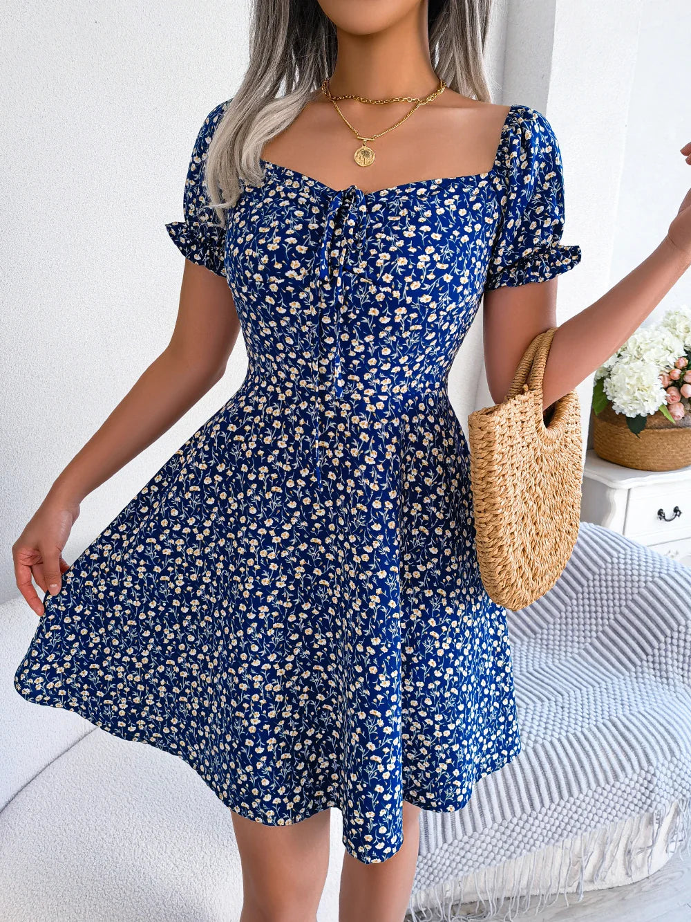 Floral  Cotton Dress