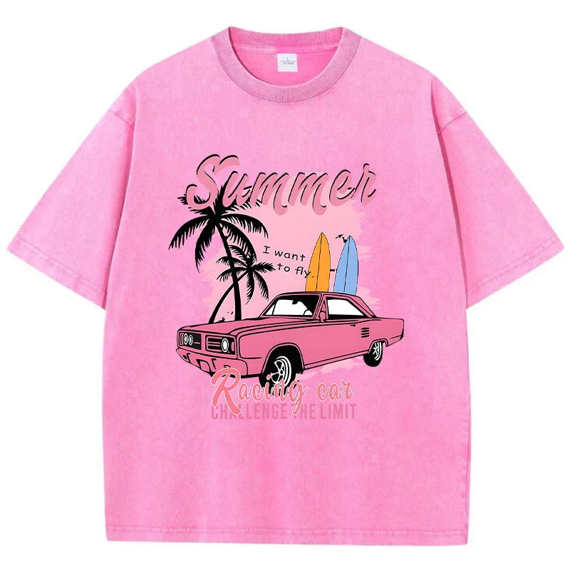 Vintage Washed Summer T- Shirt
