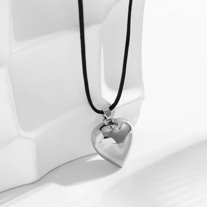 Corded Heart Necklace