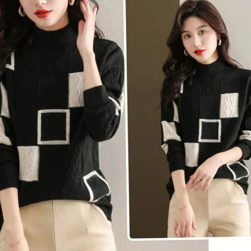 Mosaic Knit Sweater