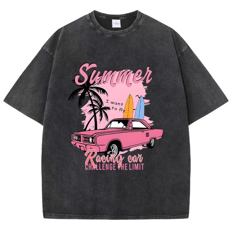 Vintage Washed Summer T- Shirt
