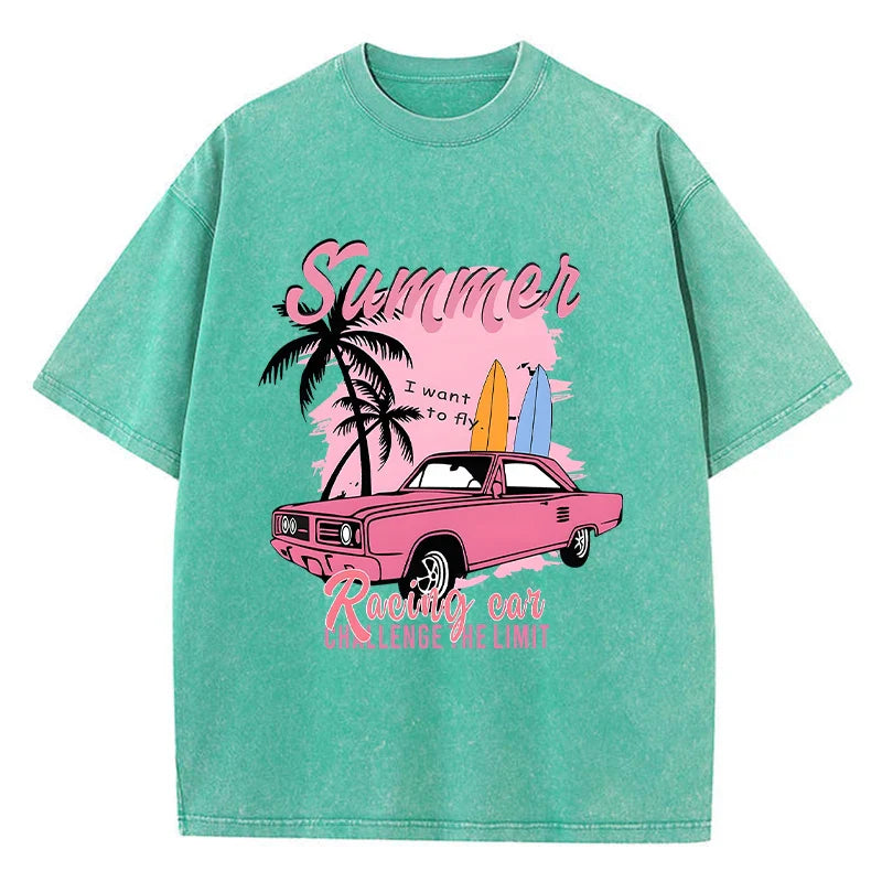 Vintage Washed Summer T- Shirt
