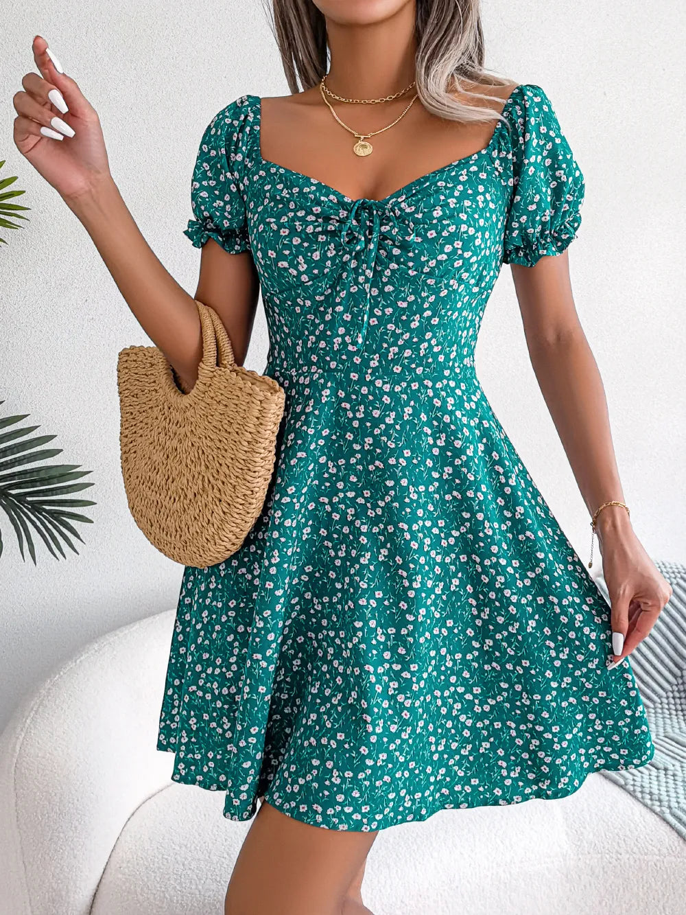 Floral  Cotton Dress