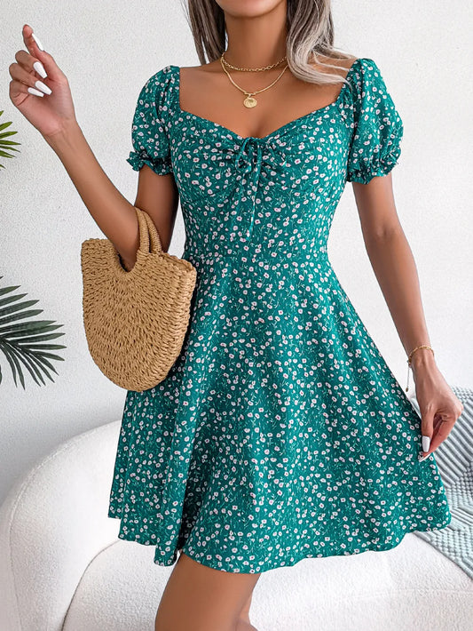 Floral  Cotton Dress
