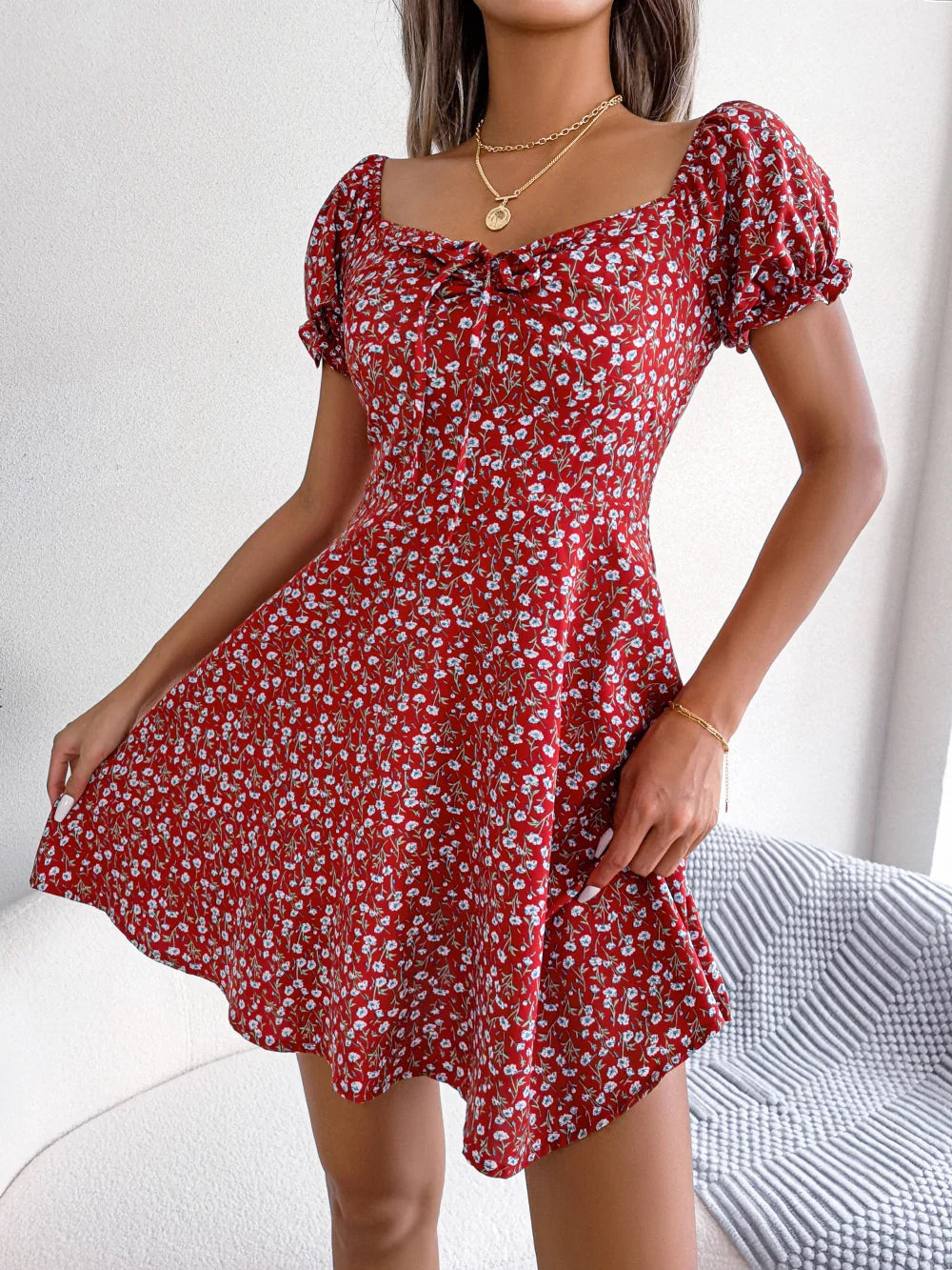 Floral  Cotton Dress