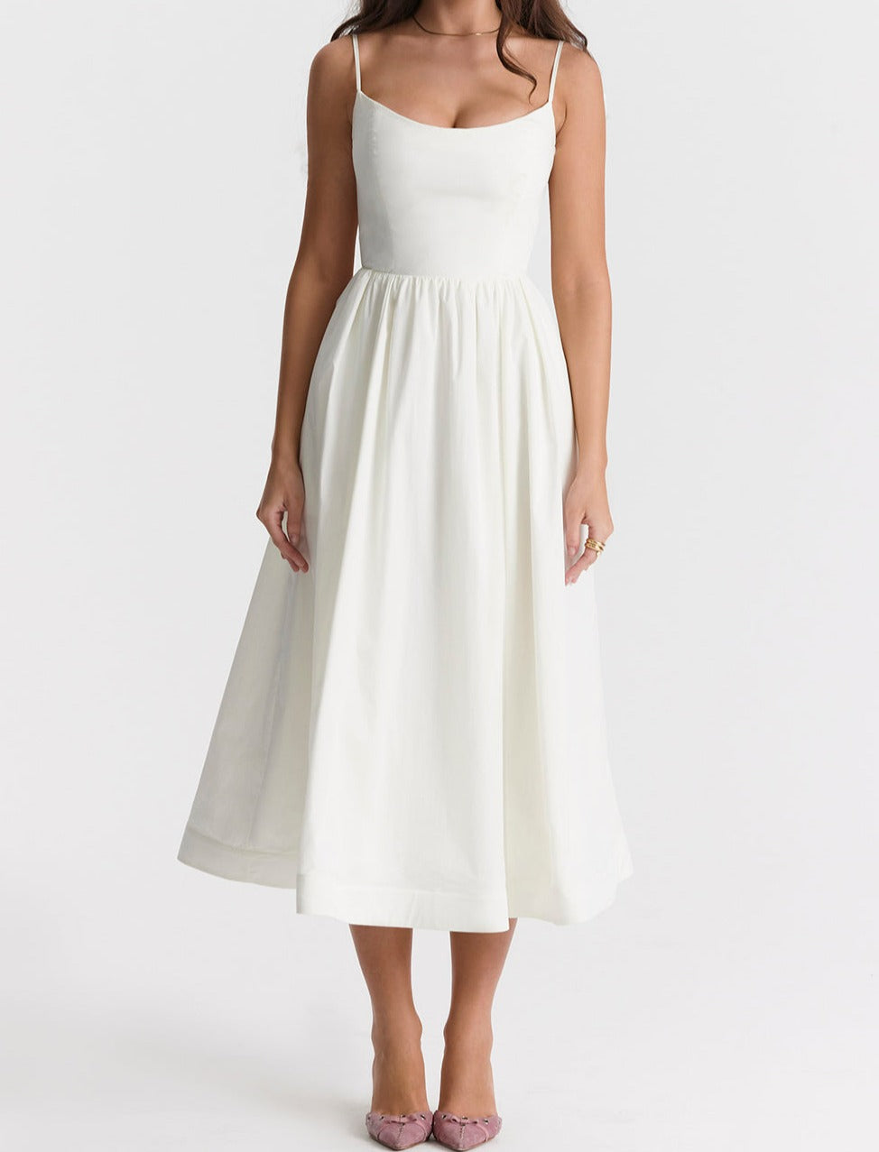 Isabella-Elegant Sleeveless Dress